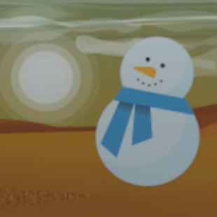 Saharan Snowman